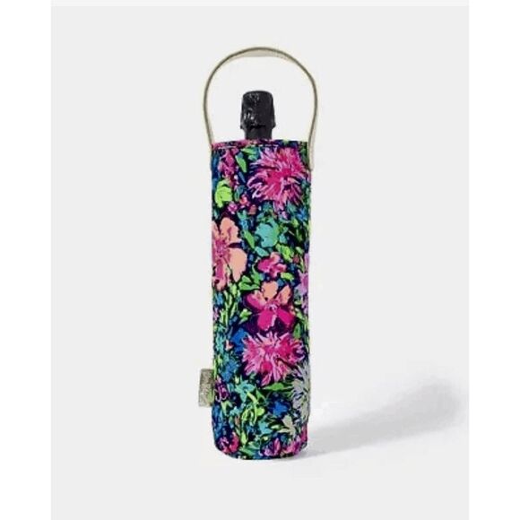 LILLY PULITZER Insulated Wine Neoprene Bag Bottle Holder Sleeve NEW - Picture 1 of 6
